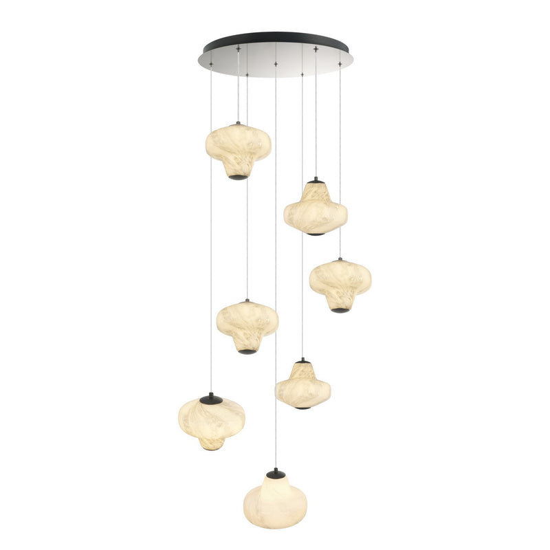 Artcraft AC5087GR LED Chandelier, Graphite
