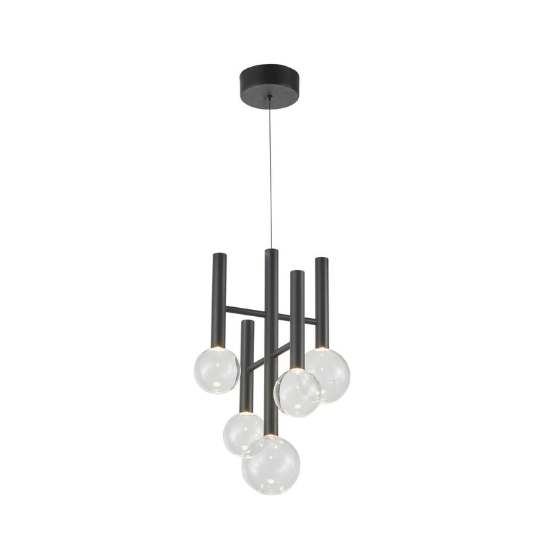 Artcraft AC6855BK LED Chandelier, Black