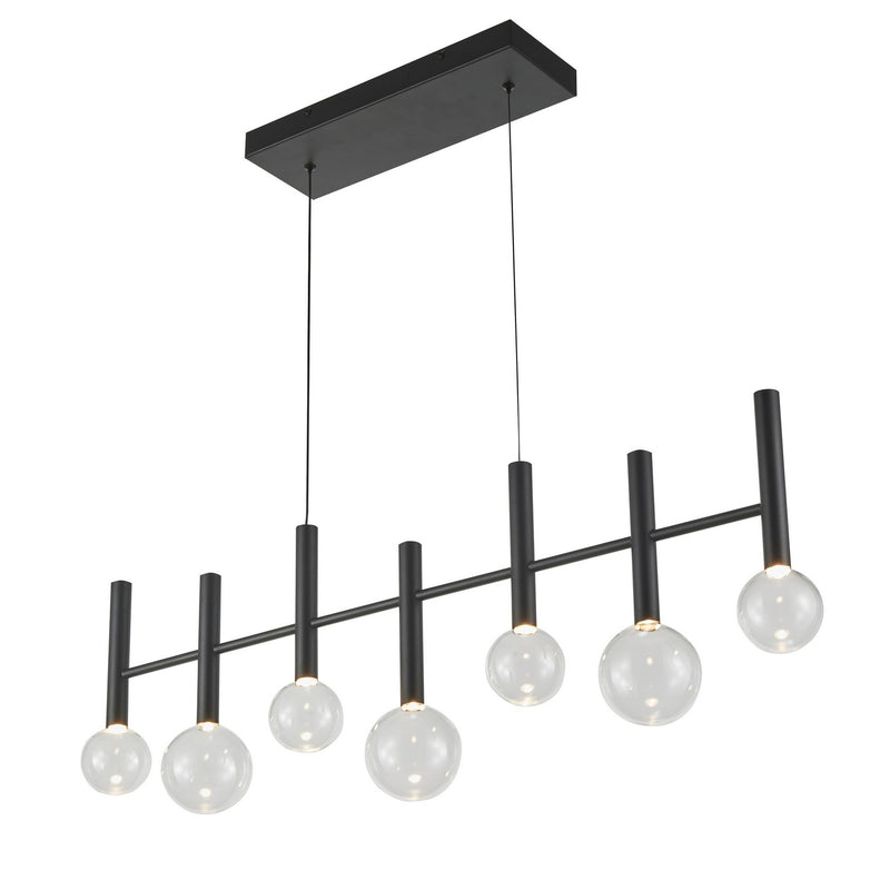 Artcraft AC6857BK LED Island Pendant, Black