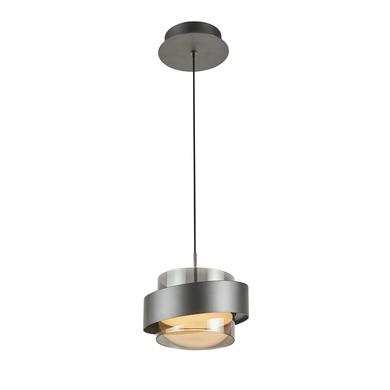 Artcraft AC6980GR LED Pendant, Graphite