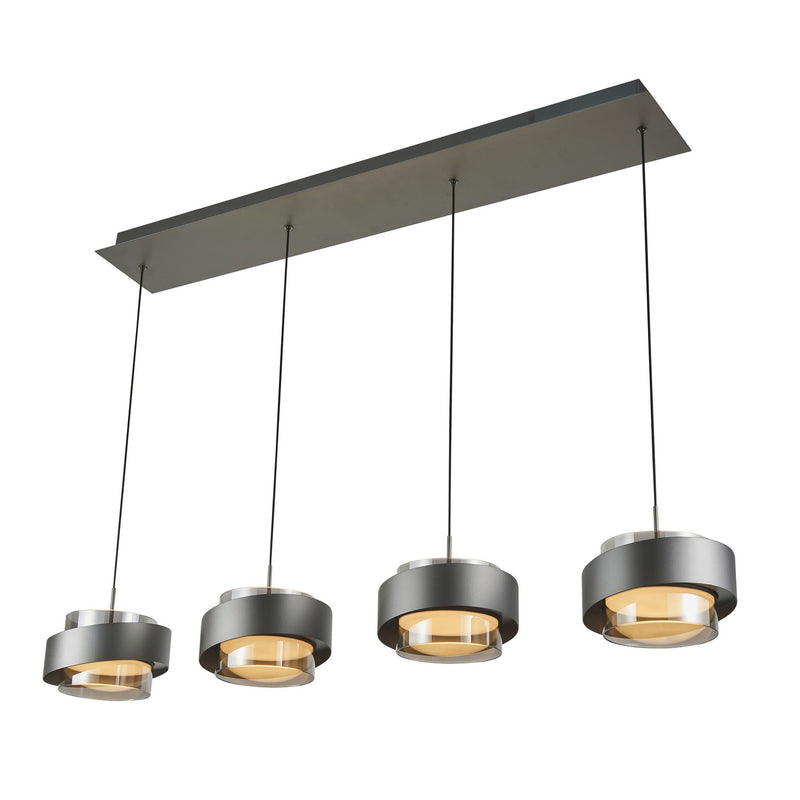 Artcraft AC6984GR LED Island Pendant, Graphite