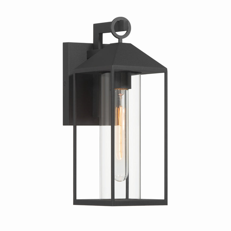 Artcraft AC8980BK One Light Outdoor Lantern, Black