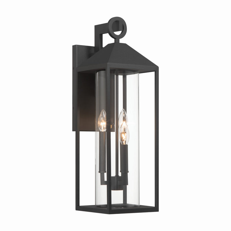 Artcraft AC8982BK Three Light Outdoor Lantern, Black