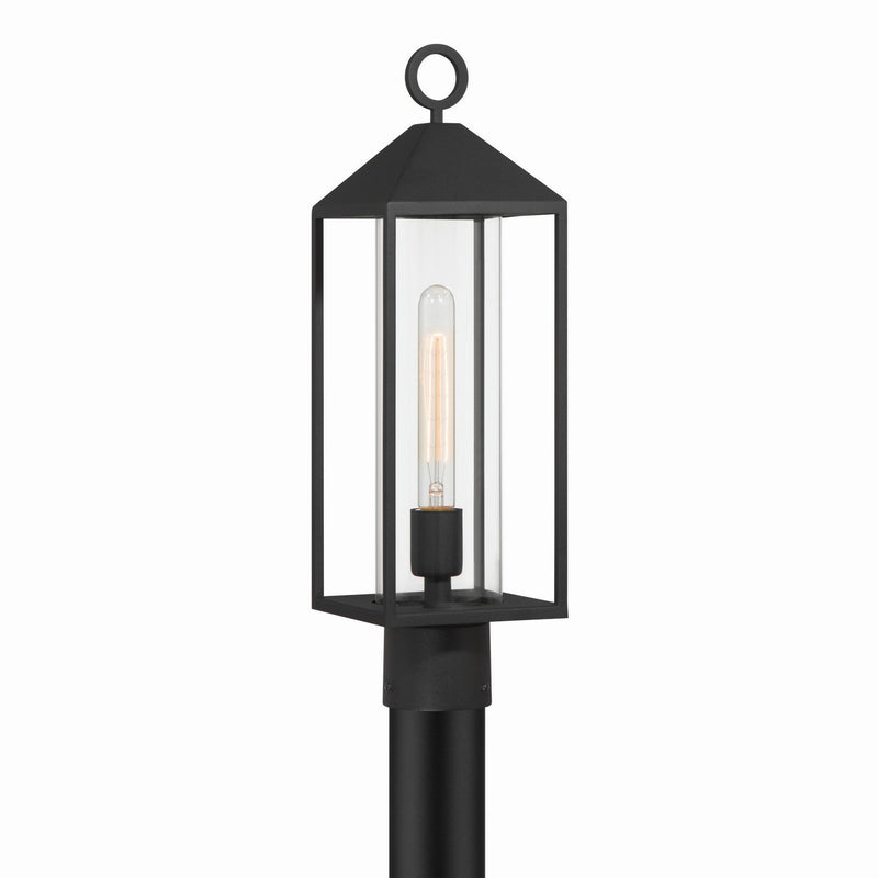 Artcraft AC8983BK One Light Outdoor Post Mount, Black