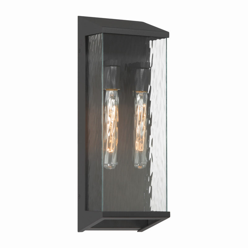 Artcraft AC9281BK Two Light Outdoor Lantern, Black