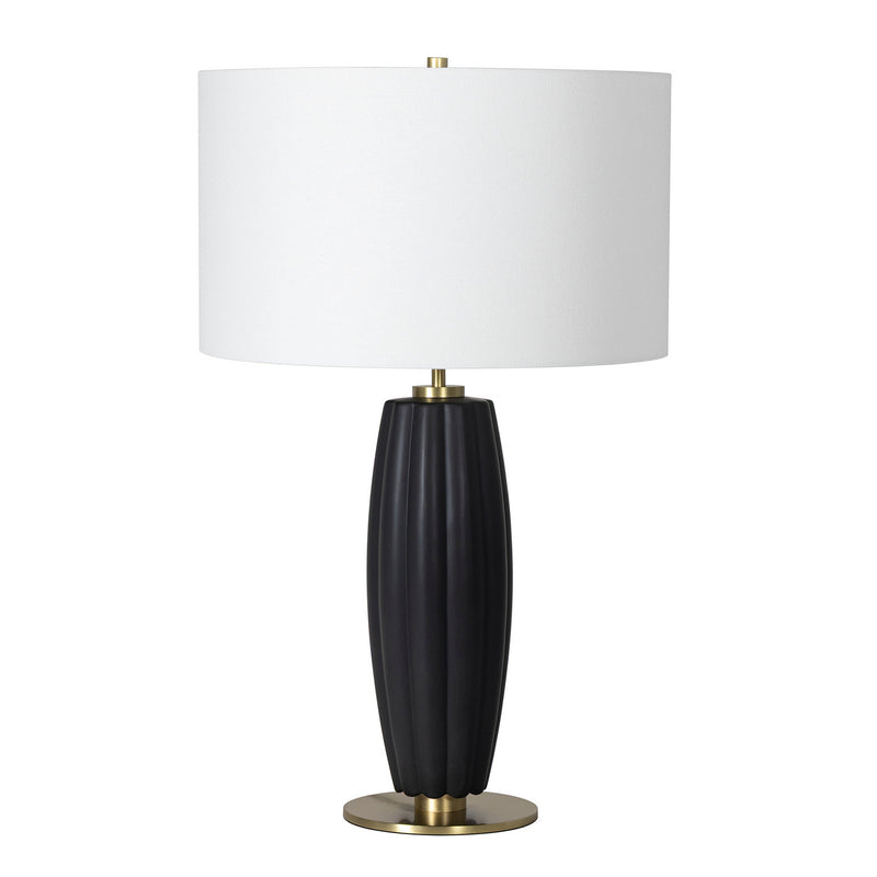 Regina Andrew 13-1709BLK One Light Table Lamp, Black