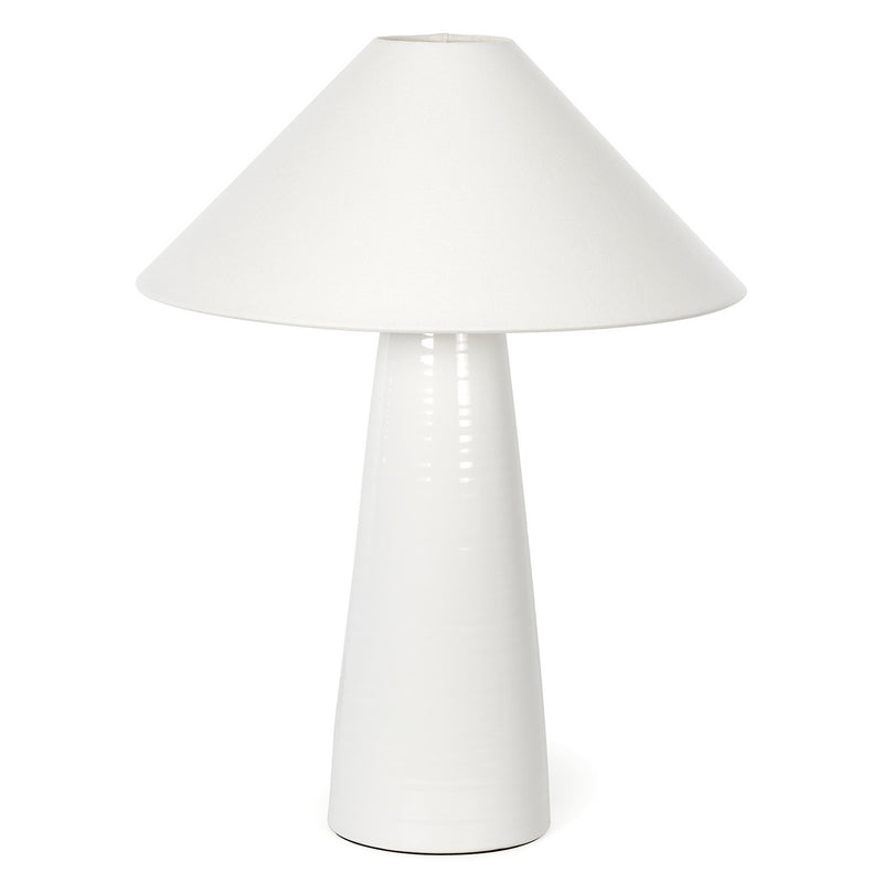 Regina Andrew 13-1735WT One Light Table Lamp, White