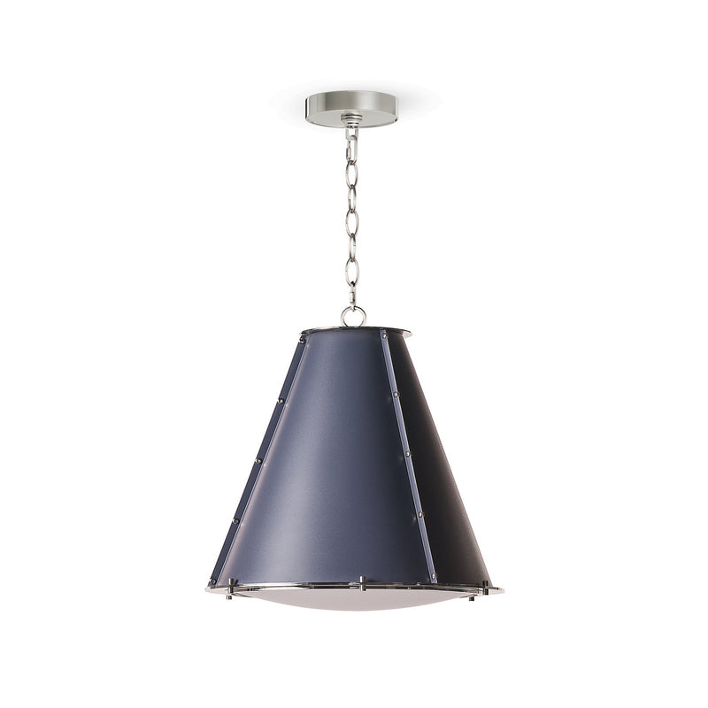 Regina Andrew 16-1220BLUPN One Light Chandelier, Blue