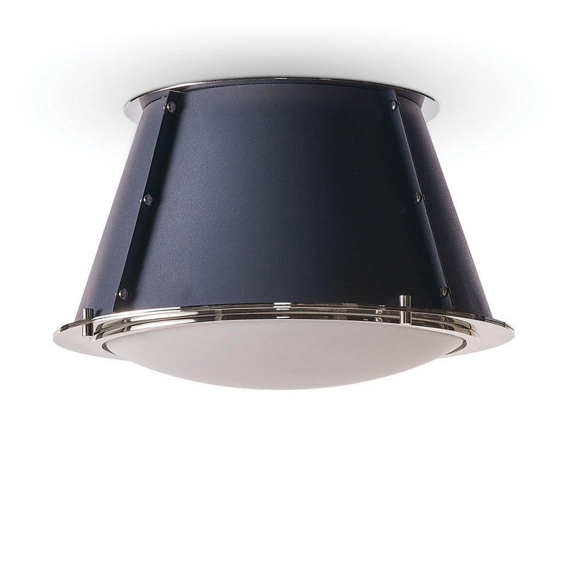Regina Andrew 16-1379BLUPN One Light Flush Mount, Blue