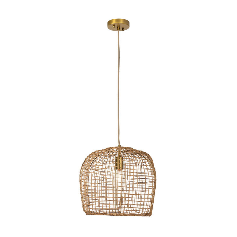 Regina Andrew 16-1517 One Light Pendant, Natural