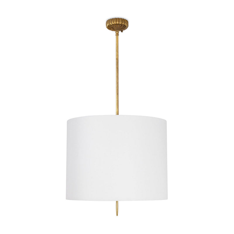 Regina Andrew 16-1518WT Two Light Pendant, Antique Gold Leaf