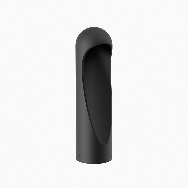 W.A.C. Lighting 6701-27BK LED Bollard, Black on Aluminum