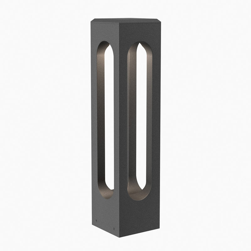 W.A.C. Lighting 6704-27GT LED Bollard, Granite on Aluminum