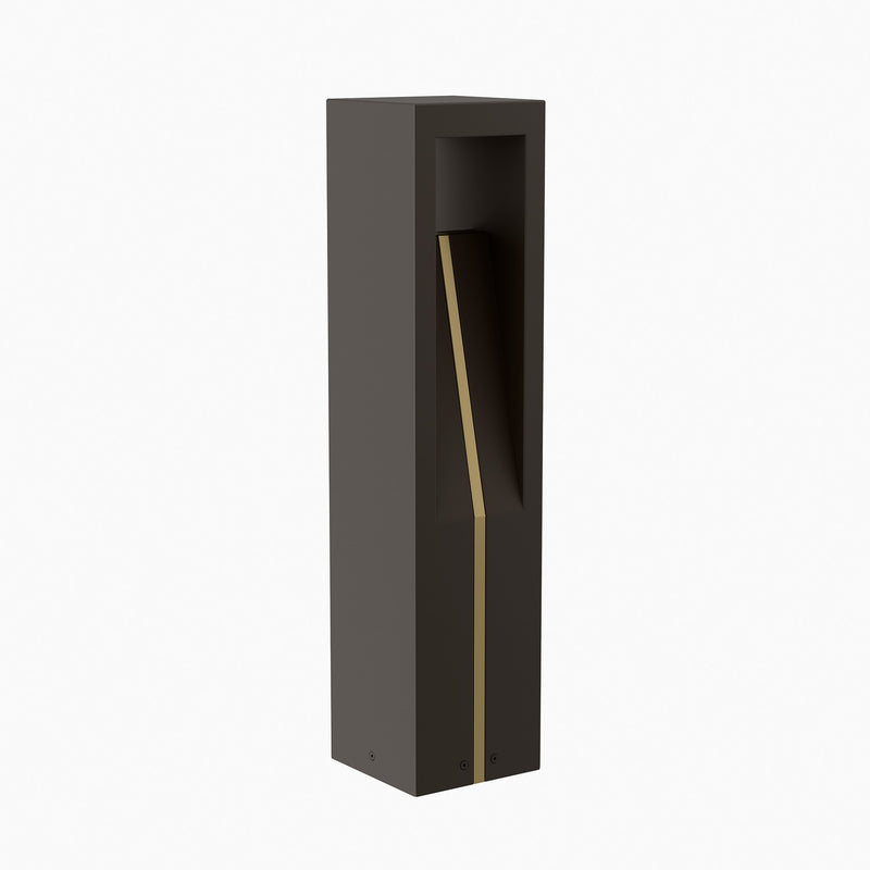 W.A.C. Lighting 6705-27BZ LED Bollard, Bronze on Aluminum