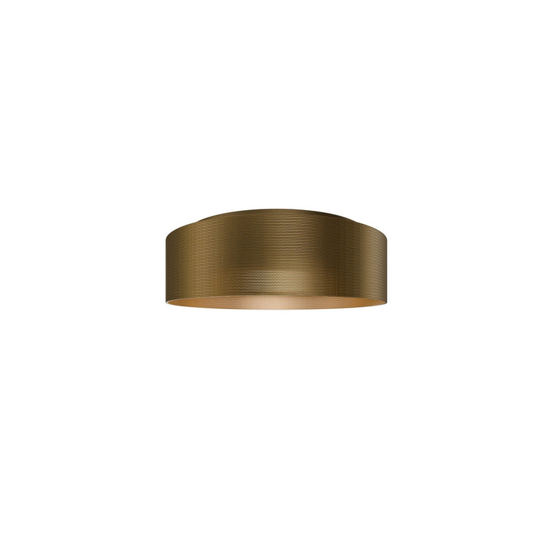 W.A.C. Lighting FM-57512-35-AB LED Flush Mount, Aged Brass
