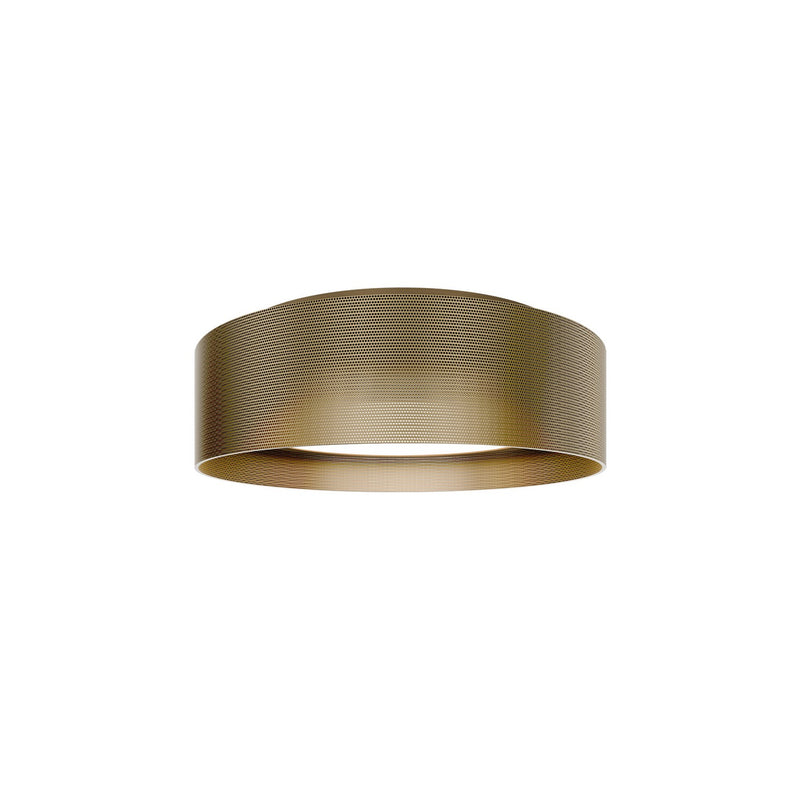 W.A.C. Lighting FM-57518-35-AB LED Flush Mount, Aged Brass