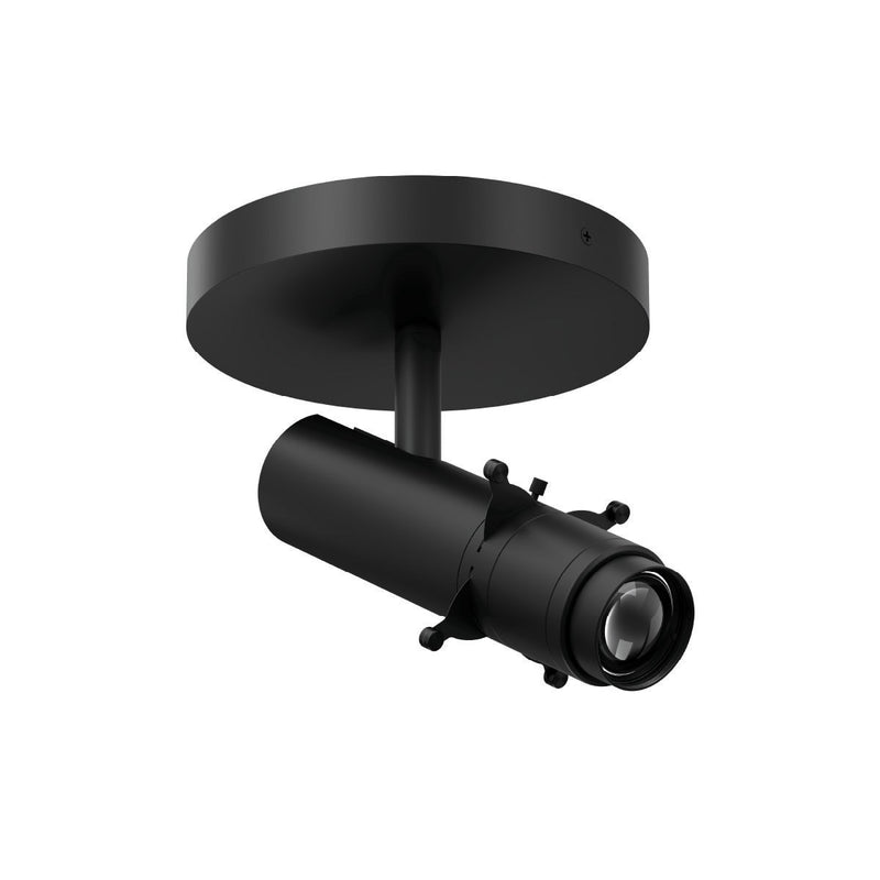 W.A.C. Lighting MO-1224-F930-BK LED Framing Projector Monopoint Luminaire, Black