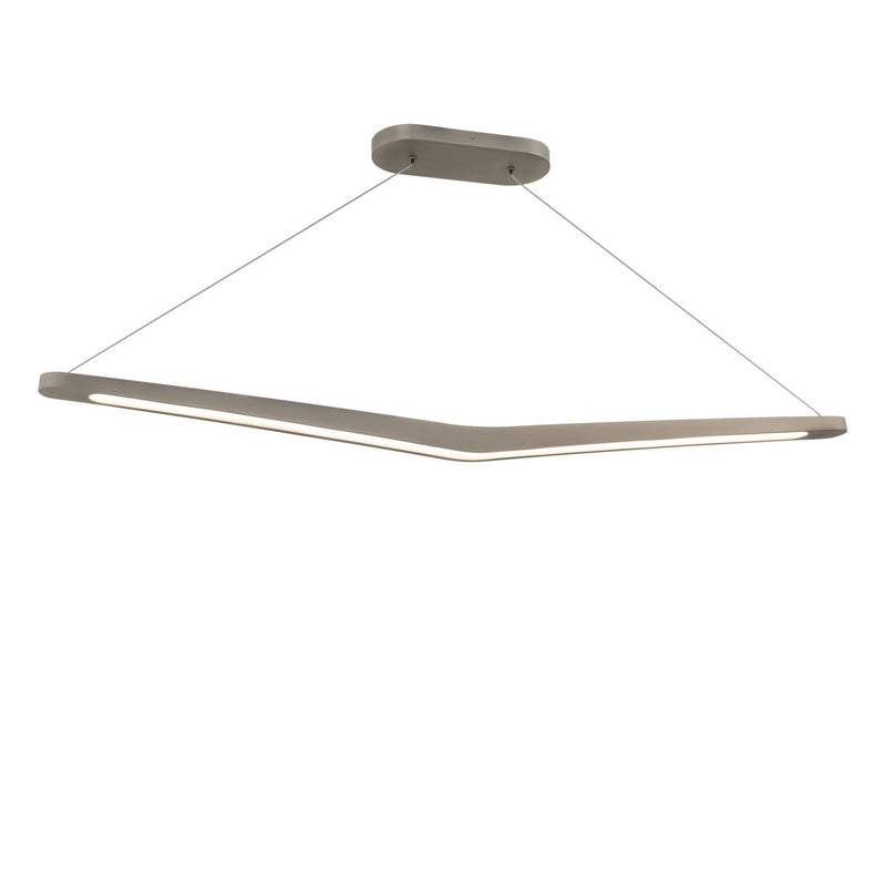 W.A.C. Lighting PD-13446-35-BN LED Linear Pendant, Brushed Nickel