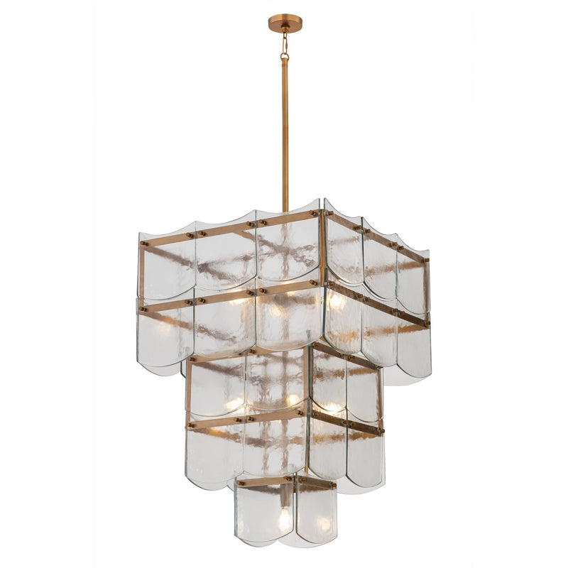 Minka-Lavery 12759-732 Nine Light Pendant, Legacy Brass