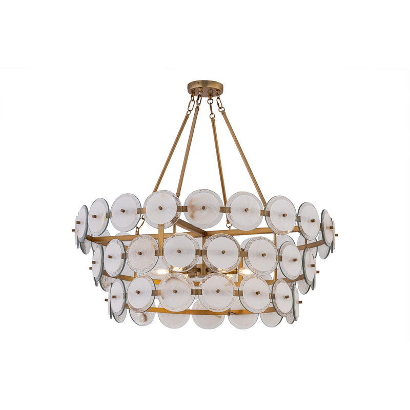 Minka-Lavery 12856-732 Six Light Pendant, Legacy Brass