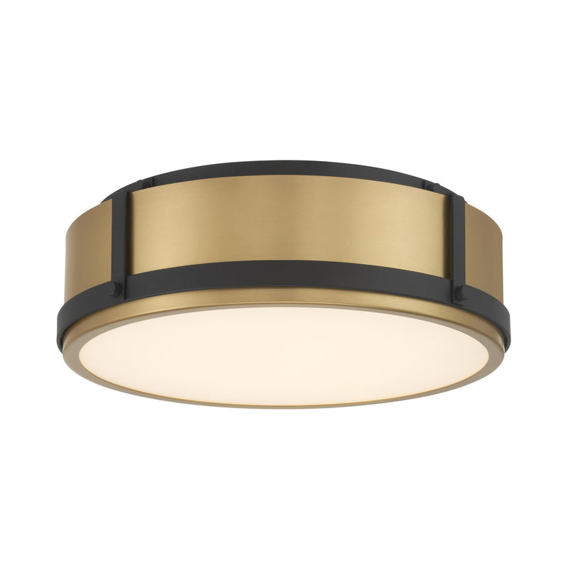 Minka-Lavery 14225-876-L LED Flush Mount, Legacy Brass