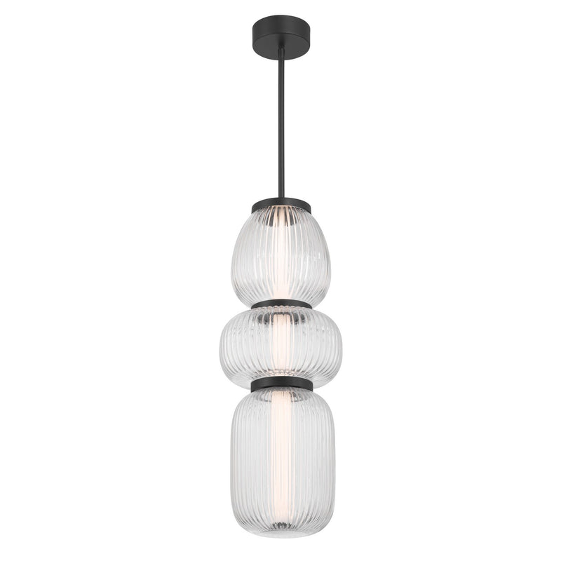 Minka-Lavery 15035-899-L LED Mini Pendant, Dark Matte Black