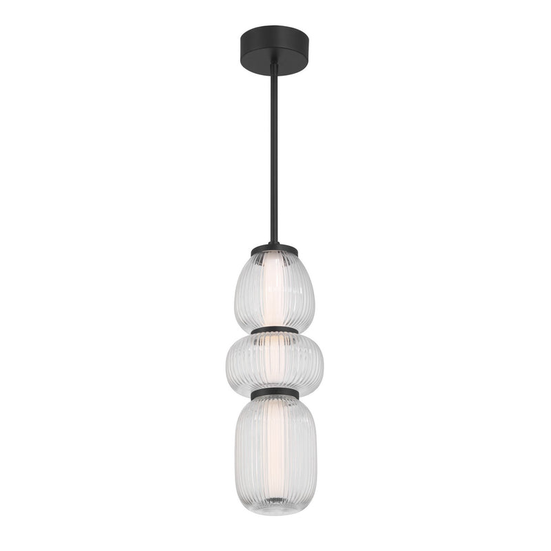 Minka-Lavery 15036-899-L LED Mini Pendant, Dark Matte Black