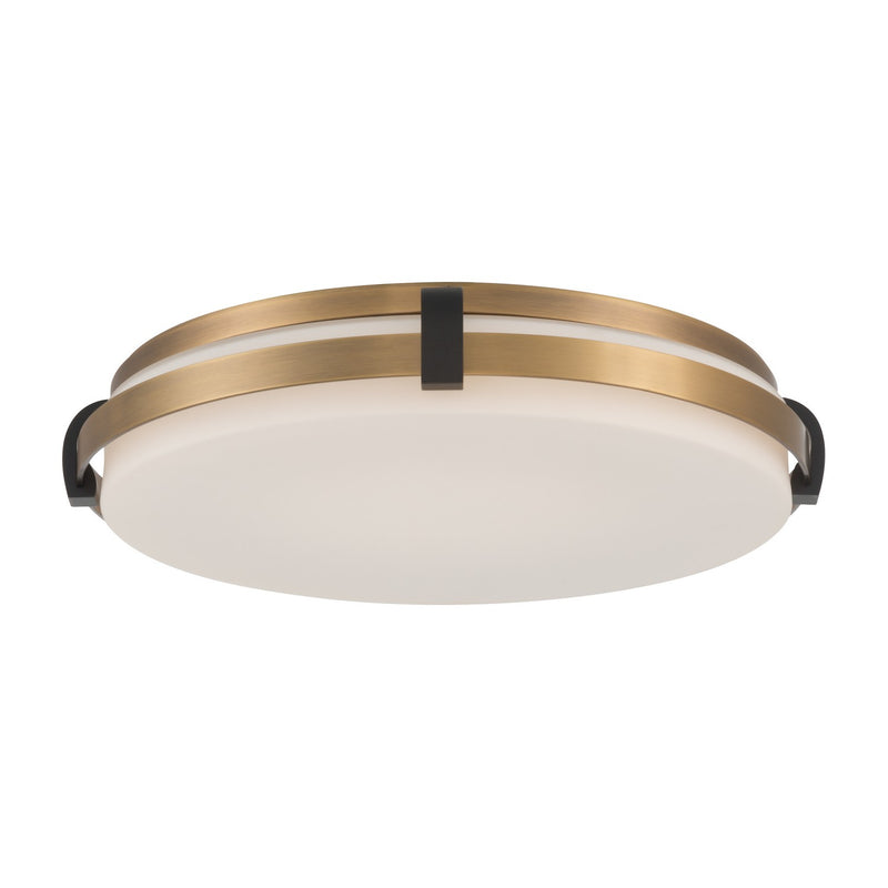 Minka-Lavery 18635-876-L LED Flush Mount, Legacy Brass
