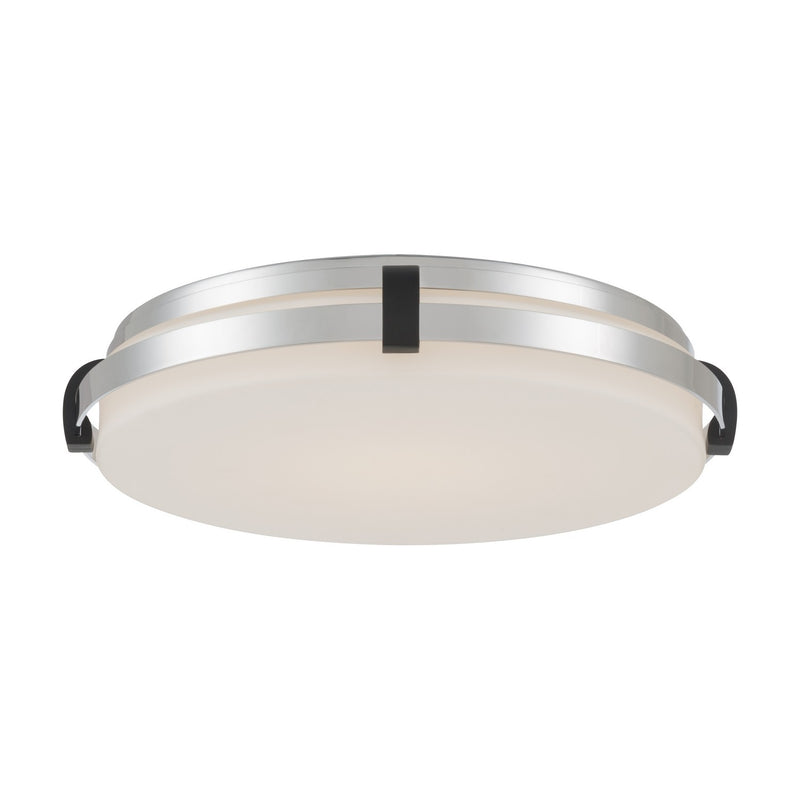 Minka-Lavery 18635-887-L LED Flush Mount, Chrome