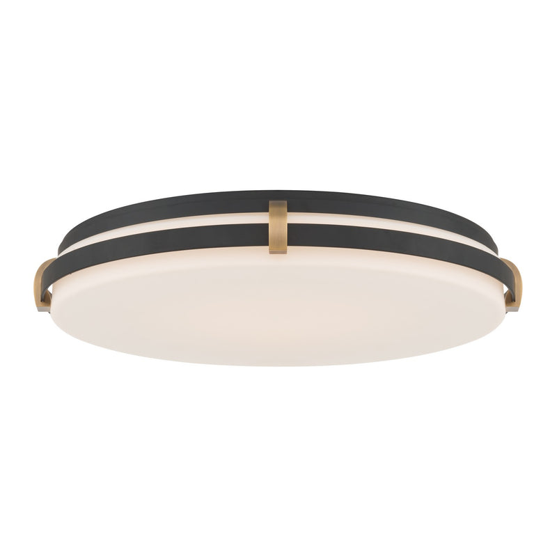 Minka-Lavery 18636-798-L LED Flush Mount, Dark Matte Black