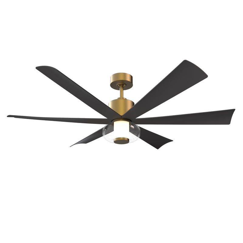 Minka Aire F761L-LBR/CL 56" Ceiling Fan, Legacy Brass