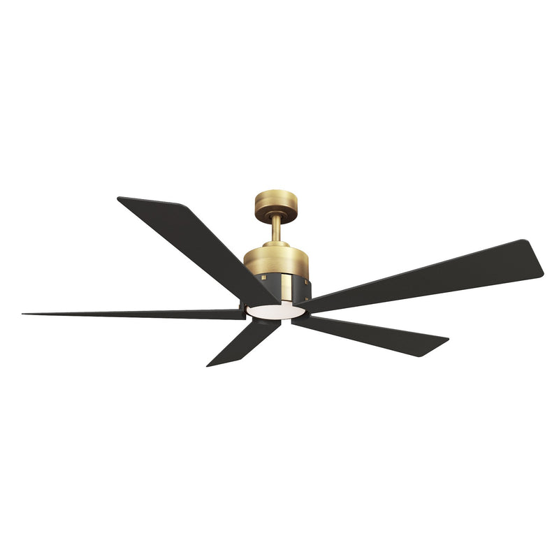 Minka Aire F766L-HBR/CL 54" Ceiling Fan, Heritage Brass