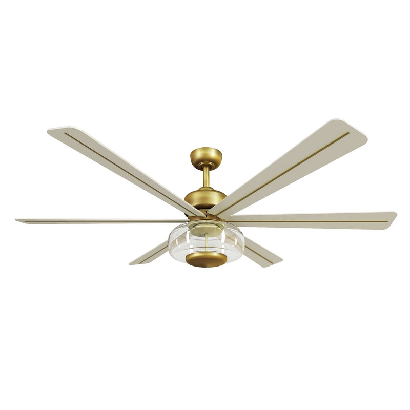 Minka Aire F769L-HBR/ALW 60" Ceiling Fan, Heritage Brass