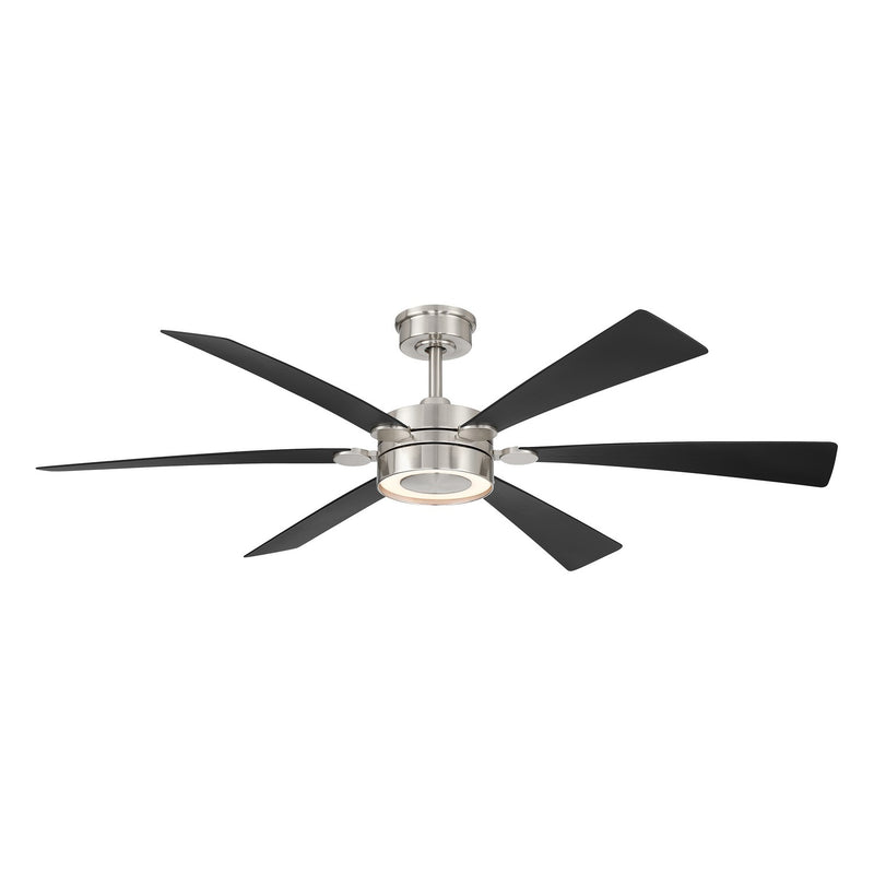 Minka Aire F773L-BN/CL 60" Ceiling Fan, Brushed Nickel