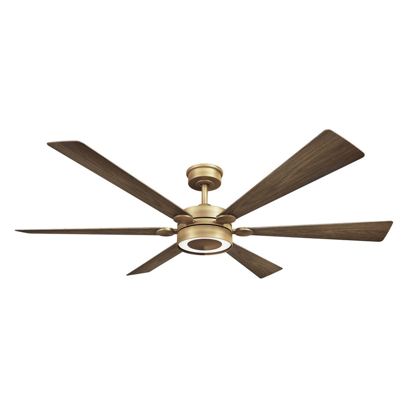 Minka Aire F773L-HBR/DO 60" Ceiling Fan, Heritage Brass