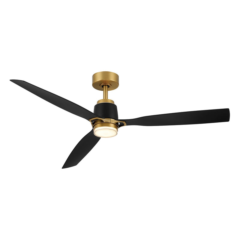 Minka Aire F778L-LBR/CL 53" Ceiling Fan, Legacy Brass