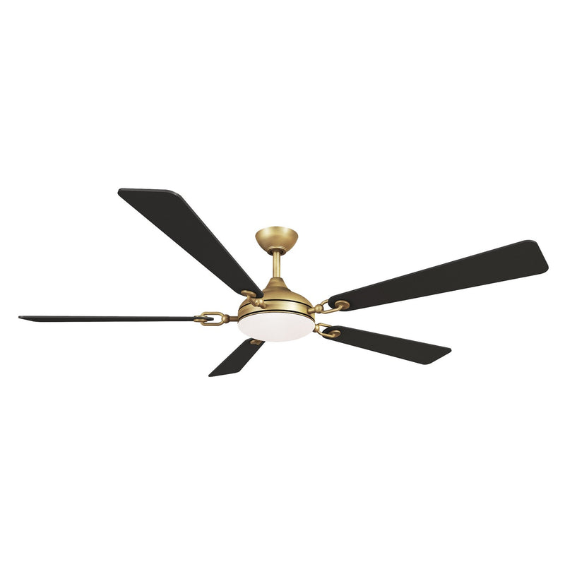 Minka Aire F783L-HBR/CL 65" Ceiling Fan, Heritage Brass