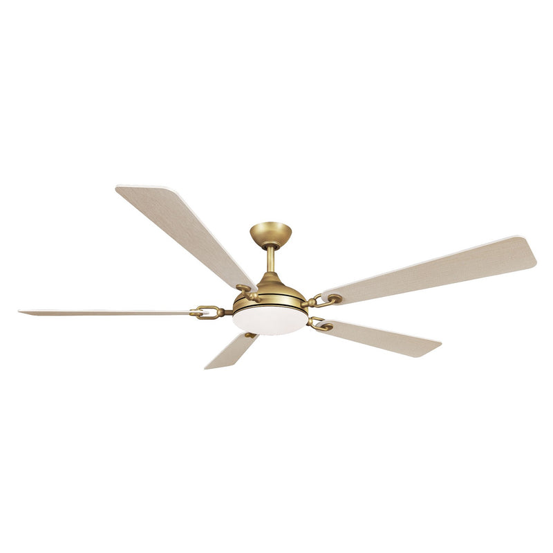 Minka Aire F783L-HBR/WCD 65" Ceiling Fan, Heritage Brass