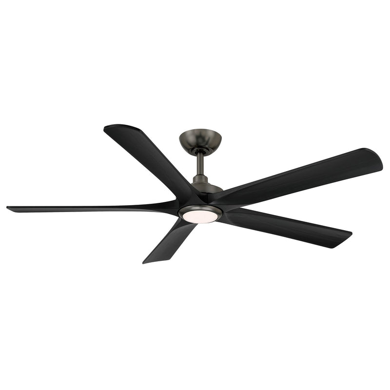 Minka Aire F793L-RGM/CL 56" Ceiling Fan, Rustic Gun Metal
