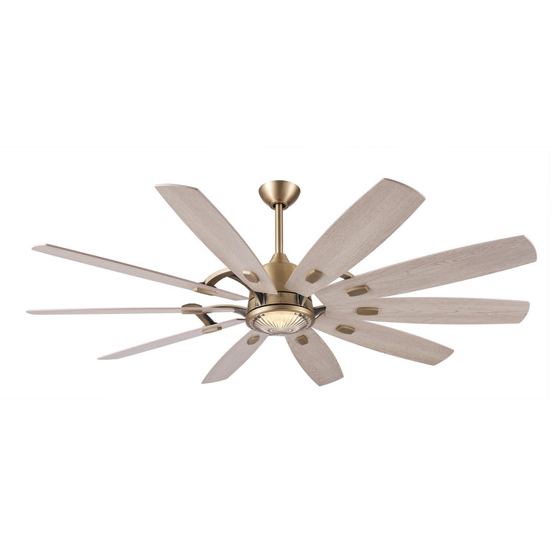 Minka Aire F864L-LBR 65" Ceiling Fan, Legacy Brass