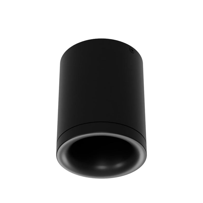 W.A.C. Lighting C4RL-FCS-PBK LED Flush Mount, Arc Black