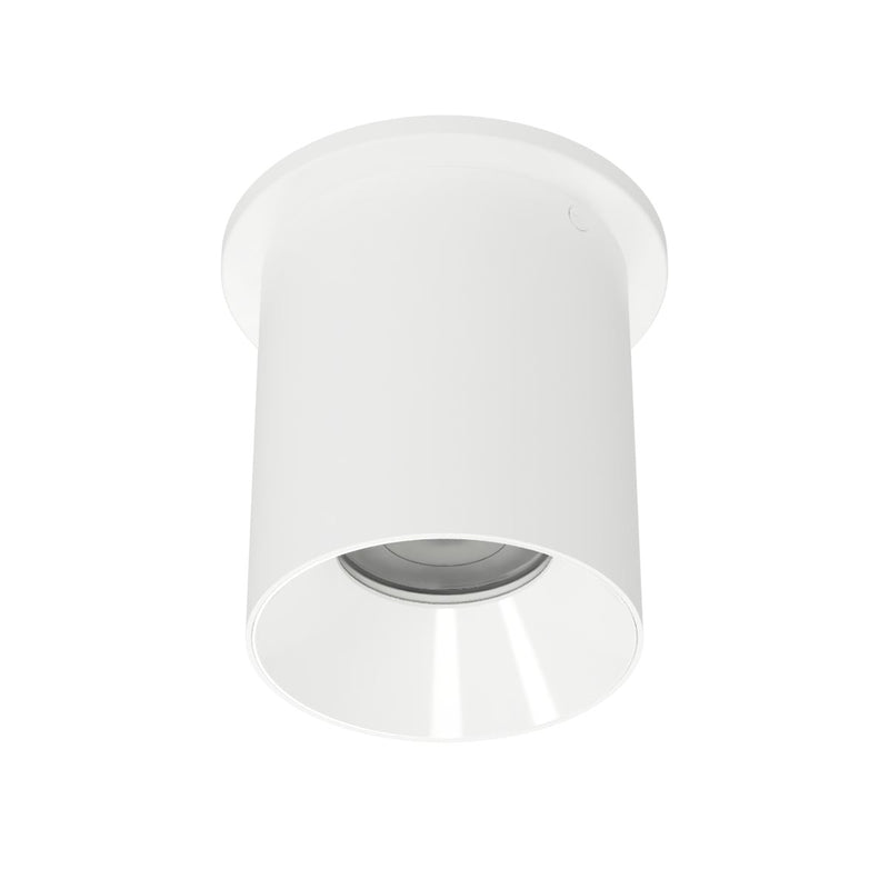 W.A.C. Lighting C4RT-FCS-WTWT LED Flush Mount, White/White