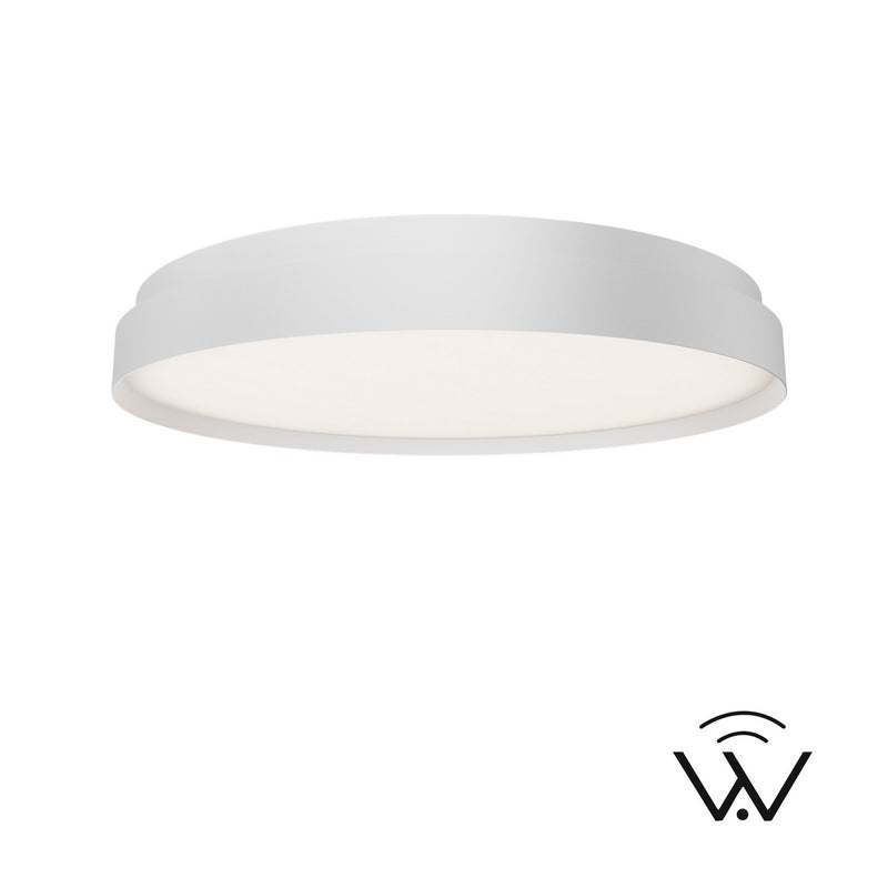 W.A.C. Lighting FM702632-TWA-WT LED Flush Mount, White
