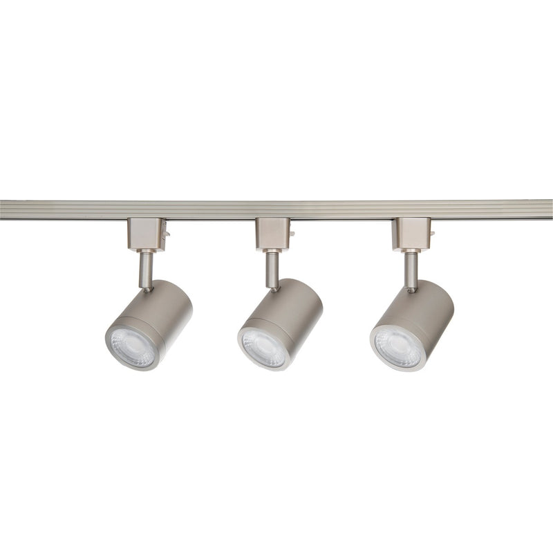 W.A.C. Lighting H-8010/3-CS-BN LED Track Luminaire, Brushed Nickel