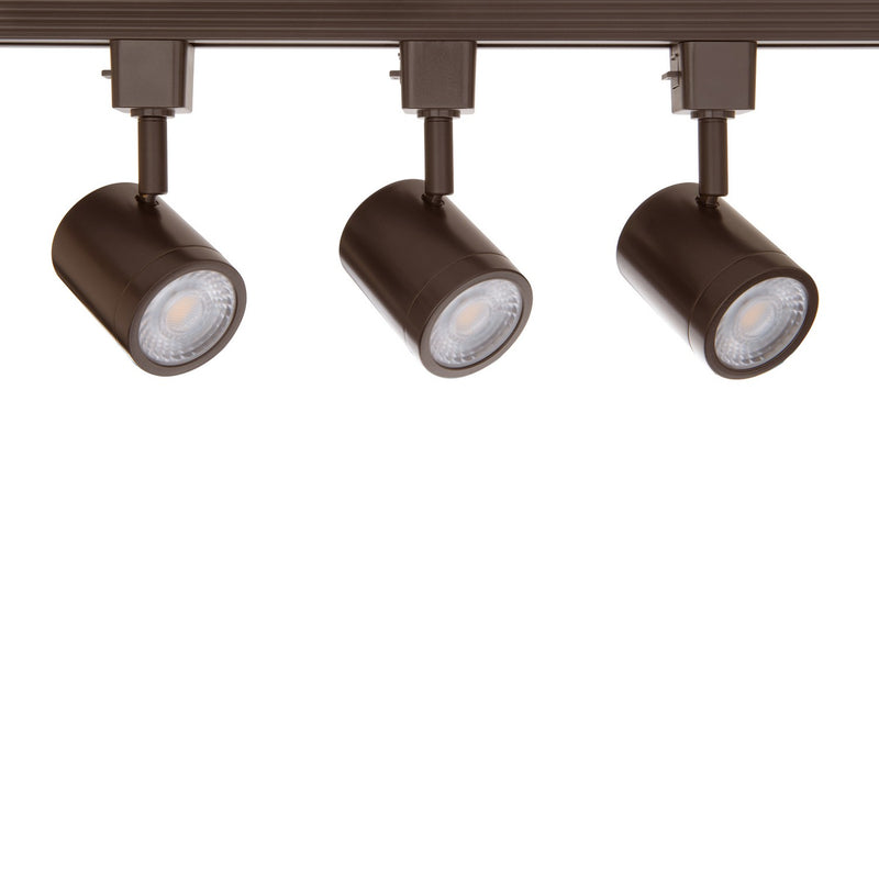 W.A.C. Lighting H-8010/3-CS-DB LED Track Luminaire, Dark Bronze