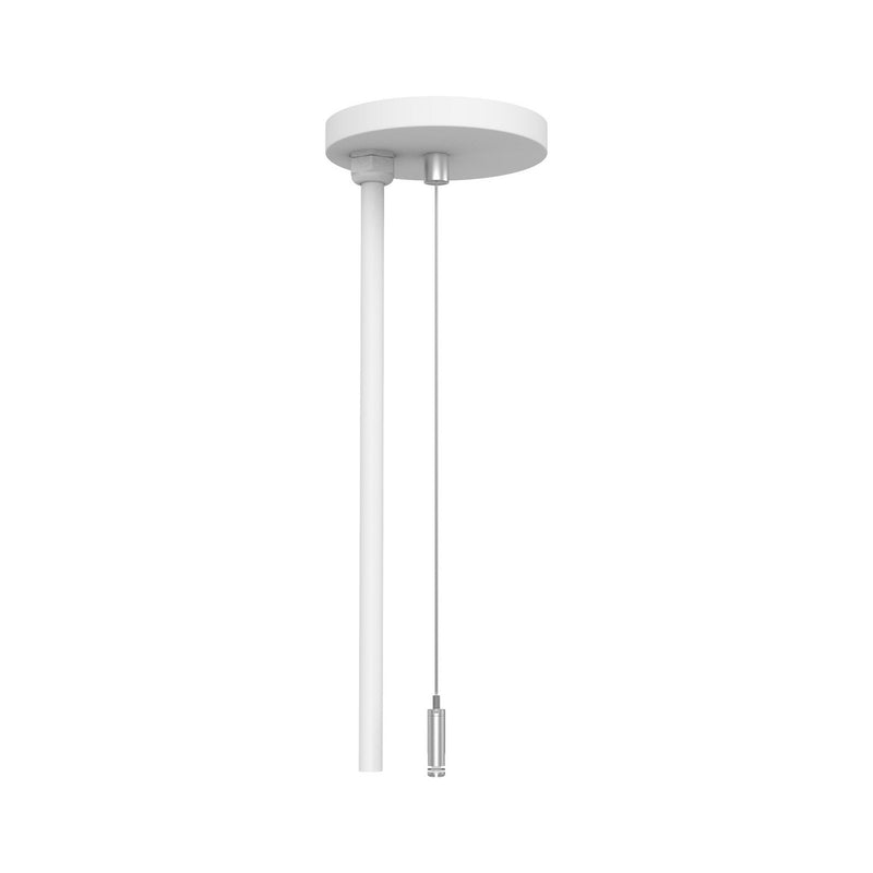 W.A.C. Lighting J2-SKCF96-WT Feed Canopy with 96" Cable Suspension, White