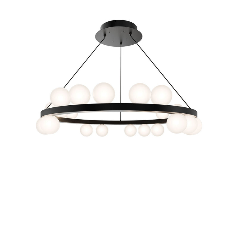 W.A.C. Lighting PD-21528-35-BK LED Chandelier, Black