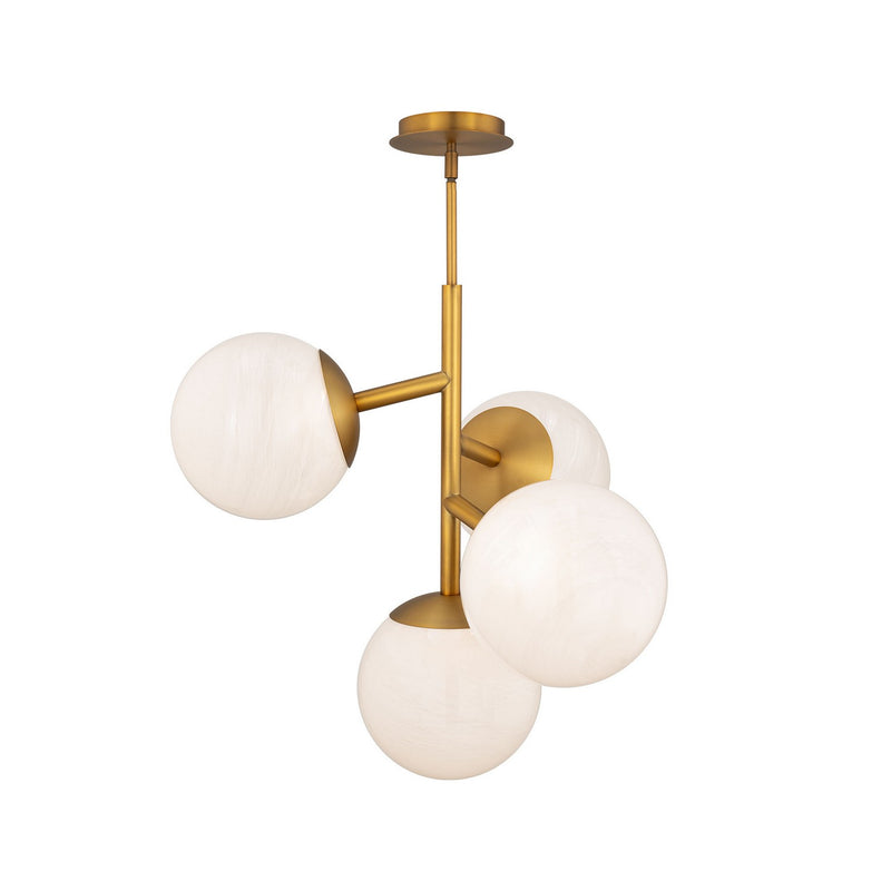 W.A.C. Lighting PD-23527-35-AB LED Pendant, Aged Brass