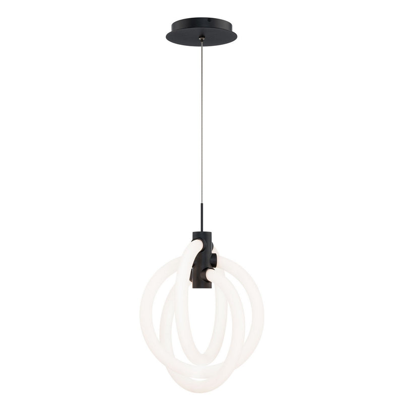 W.A.C. Lighting PD-27413-27-BK LED Mini Pendant, Black