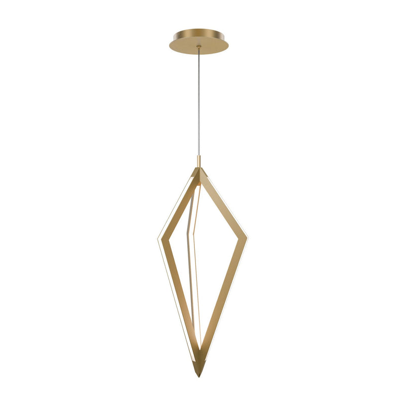 W.A.C. Lighting PD-53520-40-AB LED Pendant, Aged Brass
